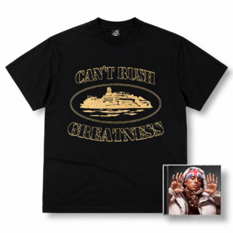 Corteiz x Central Cee “Can’t Rush Greatness Exclusive” Tee & CD