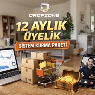Dropzone 12 Aylık Elite E-Ticaret & Gelir Sistemi (Sınırlı Kontenjan)
