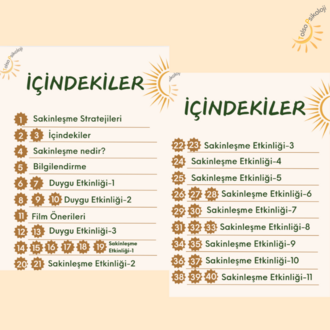 Sakinleşme Stratejileri