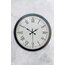 40 cm Siyah Metal Retro Duvar Saati