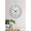 40 cm Beyaz Metal Standart Duvar Saati