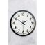 40 cm Siyah Metal Standart Duvar Saati 
