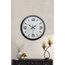 40 cm Siyah Metal Modern Duvar Saati