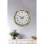 40 cm Metal Gold Retro Duvar Saati
