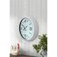 40 cm Beyaz Metal Modern Duvar Saati