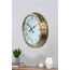40 cm Metal Gold Retro Duvar Saati