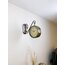 Eskitme Metal Wiking İstasyon Saati 36×25 cm