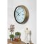 40 cm Eskitme Metal Retro Duvar Saati