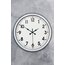 40 cm Beyaz Metal Standart Duvar Saati