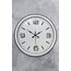 40 cm Beyaz Metal Modern Duvar Saati