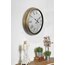 40 cm Eskitme Metal Retro Duvar Saati