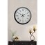 40 cm Siyah Metal Retro Duvar Saati