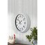 40 cm Beyaz Metal Standart Duvar Saati