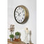 40 cm Eskitme Metal Standart Duvar Saati