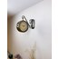 Eskitme Metal Wiking İstasyon Saati 36×25 cm