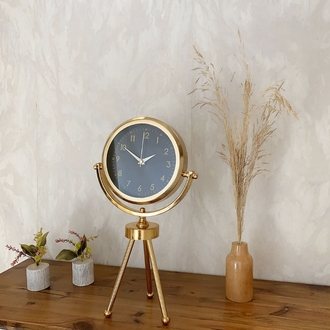 Gold Metal Mini Tripod Tokyo Masa Saati 45×26 cm