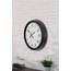 40 cm Siyah Metal Standart Duvar Saati