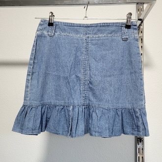 Light denim skirt
