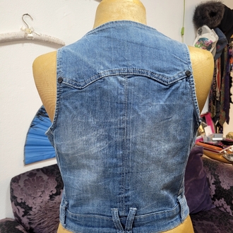 Denim Vest • kot yelek