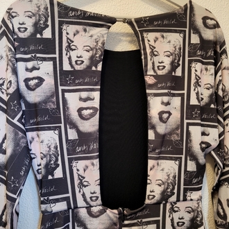 Marilyn Monroe Desenli Elbise