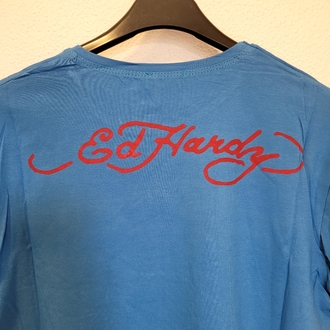 Blue Ed Hardy Tshirt