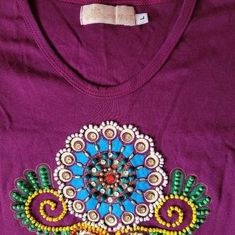 Y2K beaded top