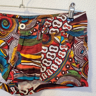 70s style mini şort