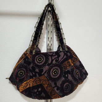 Victorian kadife çanta