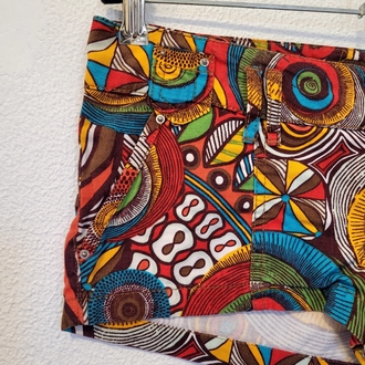 70s style mini şort