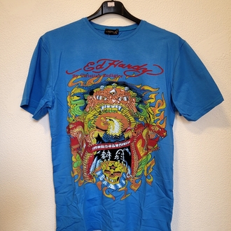 Blue Ed Hardy Tshirt