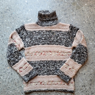 90s striped sweater