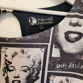 Marilyn Monroe Desenli Elbise