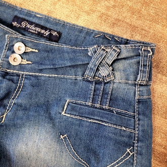 Mini denim şort