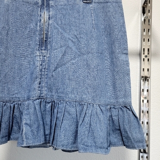 Light denim skirt