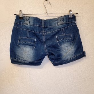 Mini denim şort