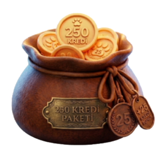 250 Kredi (+25 Bonus)