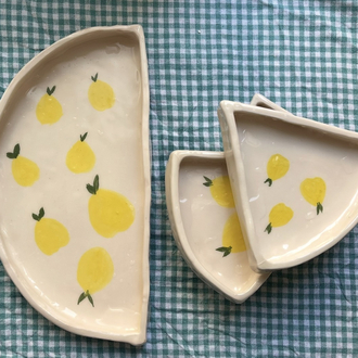 pizza Plate Set – 4 Pieces