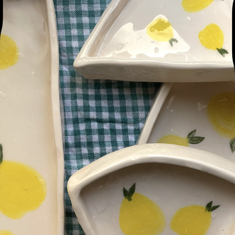 pizza Plate Set – 4 Pieces