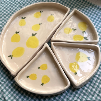 pizza Plate Set – 4 Pieces