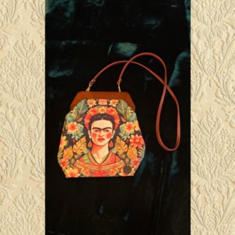 FRİDA KAHLO TASARIMLI SAVOR CLUTCH ÇANTA