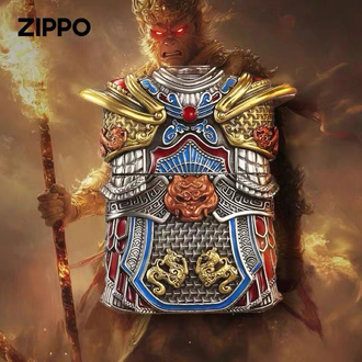Monkey King's golden club, Victorious Warrior Buddha, Zippo lighter