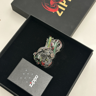 Ejderha Motor Zırhlı Limited Edition Zippo Çakmak