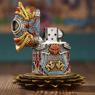Monkey King's golden club, Victorious Warrior Buddha, Zippo lighter