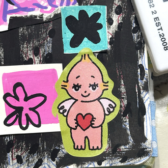defolu my little treasures sticker sheet