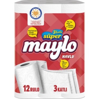 Maylo Havlu Kağıt 3 Katlı 12’li