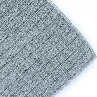 Silver home 40x40 Universal Kareli Temizlik Bezi (Mavi-gri)-Kartela