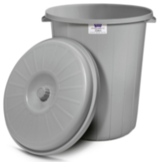 Çöp Kovası 50 Litre Kapaklı