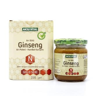 AKSU VİTAL GİNSENGLİ ARI SÜTÜ BAL POLEN (N) 13.000 MG