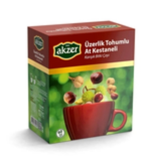 AKZER ÜZERLİK TOHUMLU AT KESTANELİ KARIŞIK BİTKİ ÇAYI 60 LI POŞET ÇAY