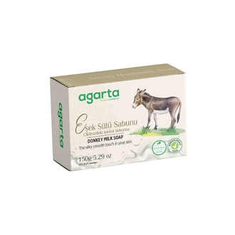 AGARTA DOĞAL EL YAPIMI EŞEK SÜTÜ SABUNU 150 GR